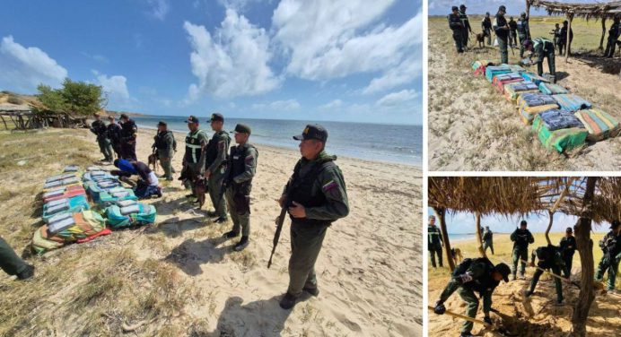 Operativo de la FANB en Zulia: incautan 380 Kg de cocaína