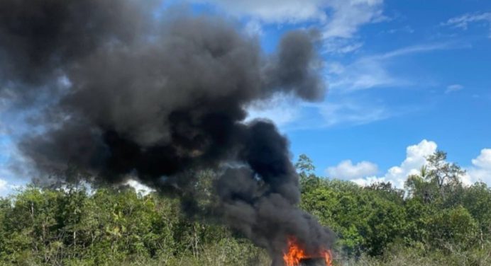 FANB desmanteló 3 campamentos de minería ilegal y narcotráfico en el estado Amazonas