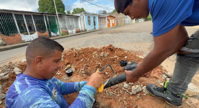 Aguas de Monagas optimiza el suministro en el sector El Silencio de Maturín