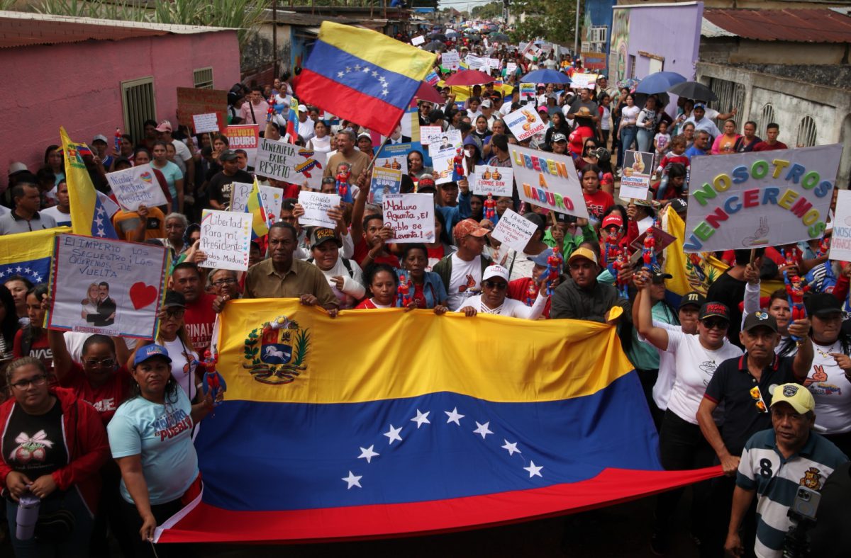 Pueblo de Aguasay toma las calles exigiendo la liberación de Nicolás Maduro 3 aguasay