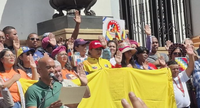 MVCC presente en la juramentación de la Unión Nacional de los Movimientos Sociales