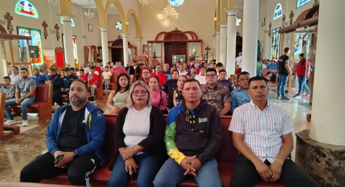 Alcalde Daniel Monteverde participa en tradicional Misa del Deporte Cedeño