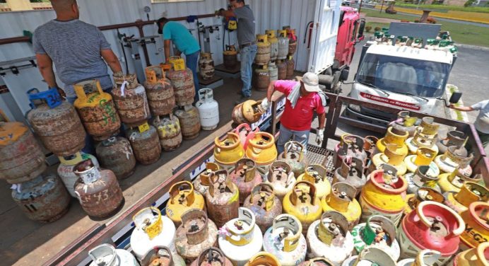 Gasmaca distribuyó en una semana más de 44 mil cilindros de gas doméstico