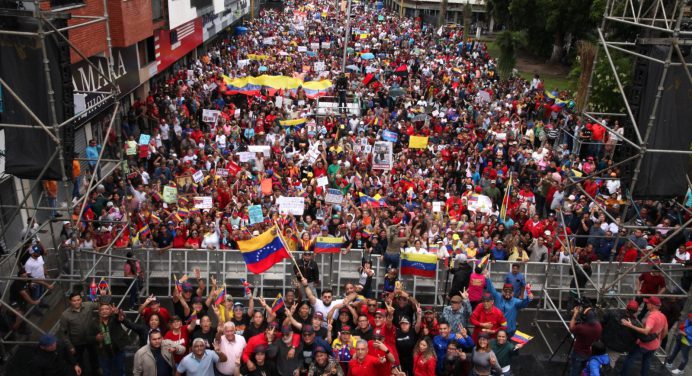 En Maturín marcharon exigiendo la libertad de Nicolás Maduro