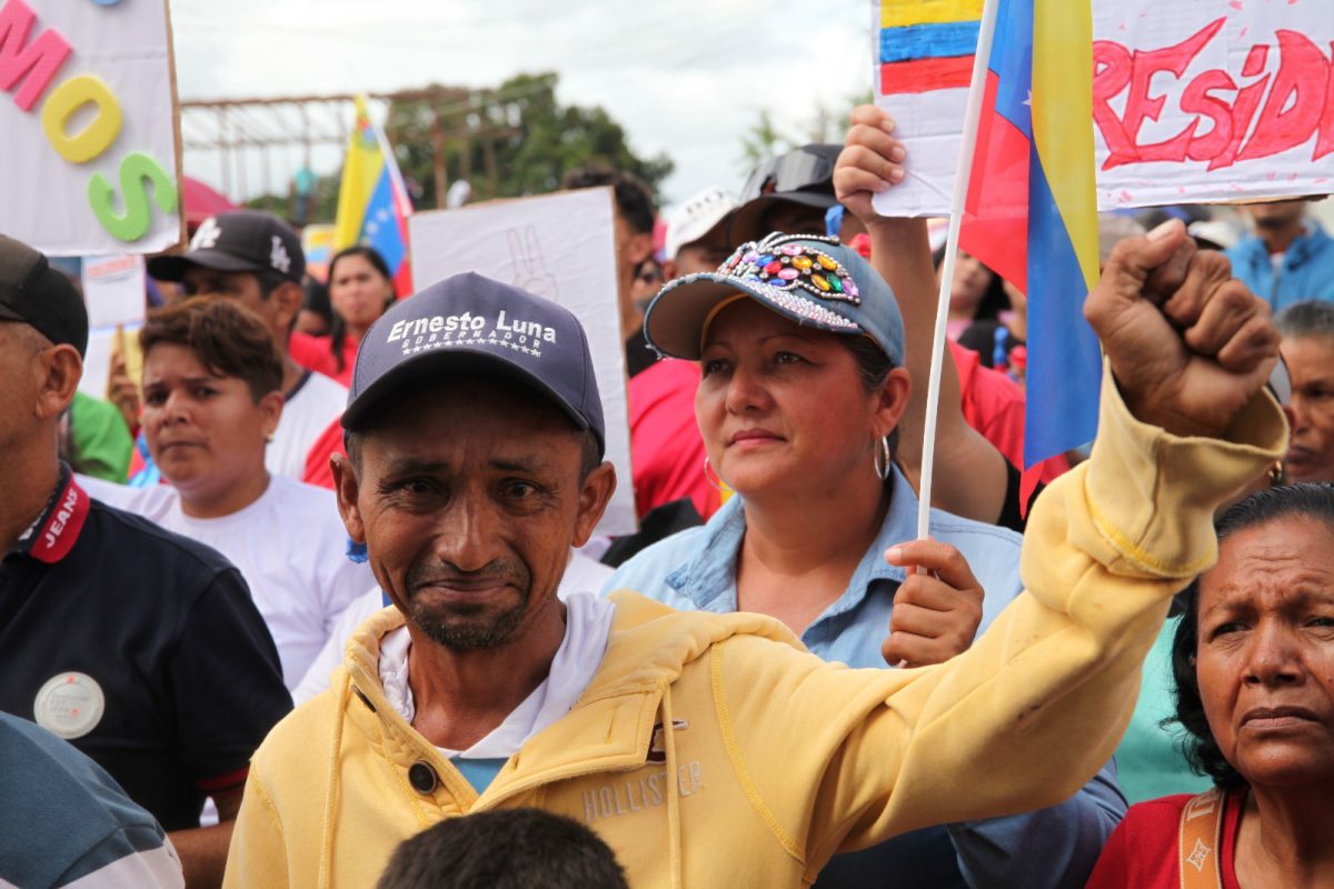 Pueblo de Aguasay toma las calles exigiendo la liberación de Nicolás Maduro 2 marcha3 1