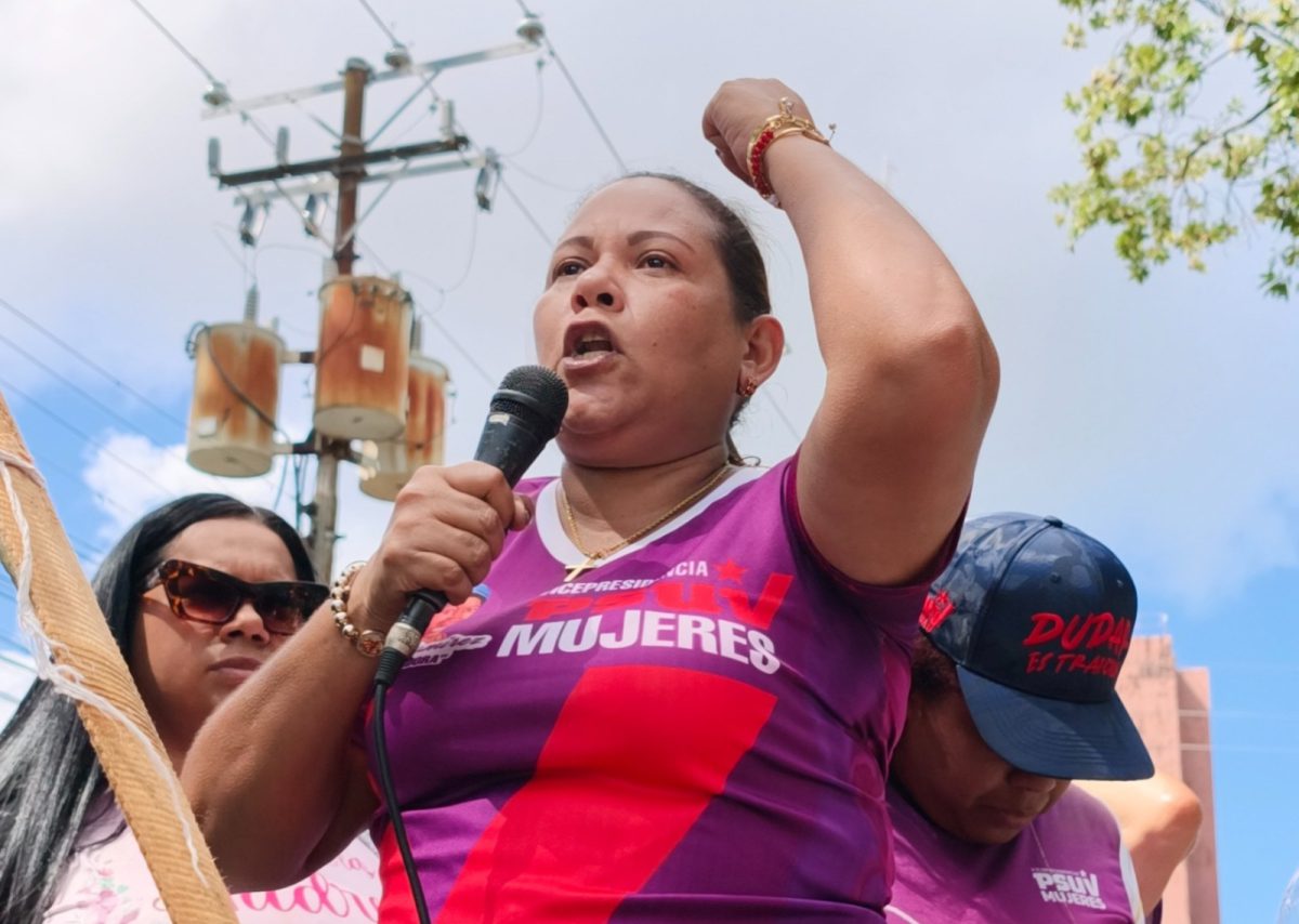 Mujeres de Monagas alzan su voz por la libertad del presidente Nicolás Maduro 2 mujer4