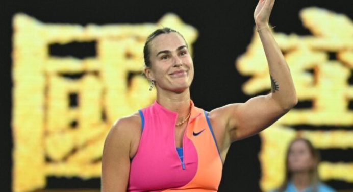 Sabalenka se estrenó con triunfo en el Abierto de Australia