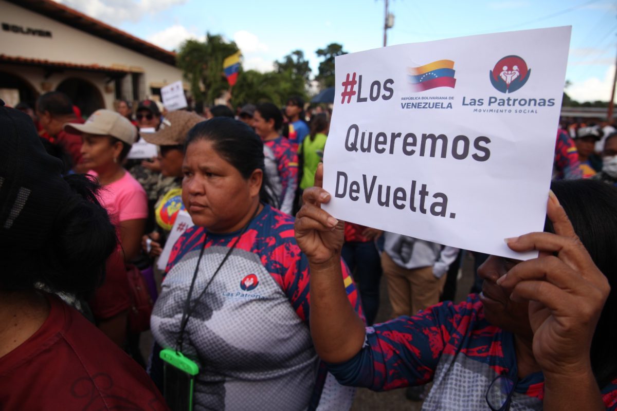 En Santa Bárbara exigen liberación de Nicolás Maduro y Cilia Flores 2 santa2 1