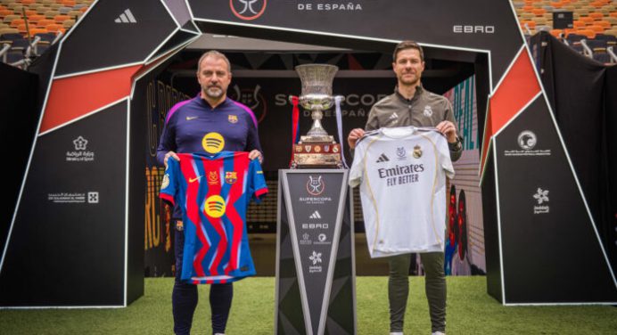 Barcelona y Real Madrid listos para la final de la Supercopa de España