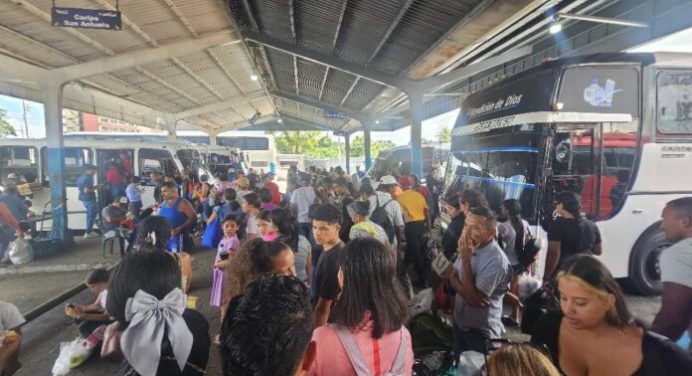 Movilización de pasajeros en Monagas aumentó más del 30% en el inicio de año
