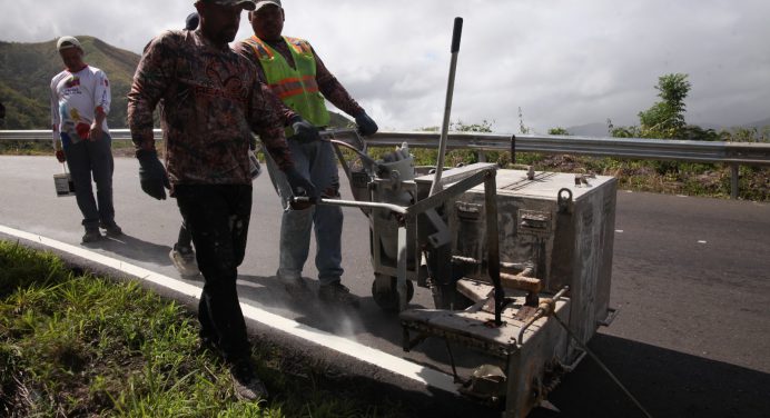 Comenzó la demarcación en la vía Acosta -Caripe