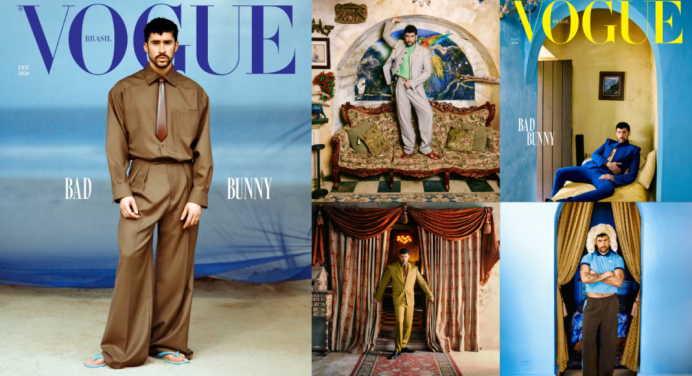 Bad Bunny conquista la portada de Vogue Brasil