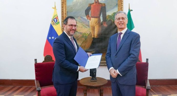Gobierno nacional da la bienvenida al nuevo embajador italiano