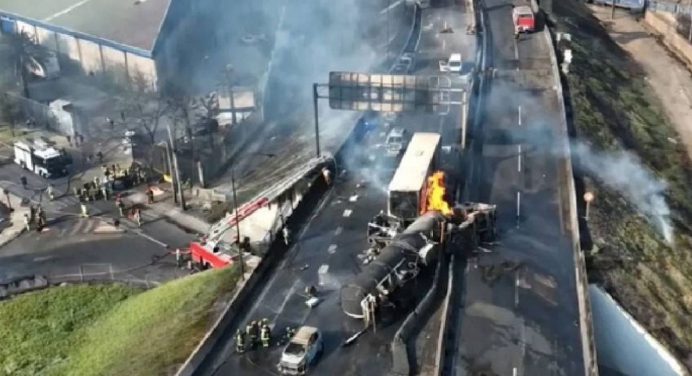 En Chile: Explosión de un camión con gas deja tres fallecidos y varios heridos