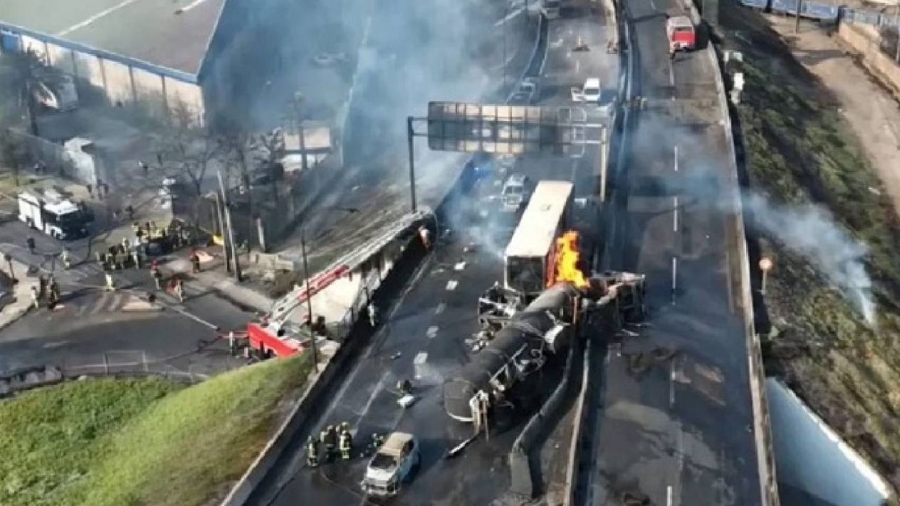 Explosión de un camión