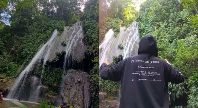 Juventud de Caripito conquista la cascada El Nazareno en una jornada de fe y aventura
