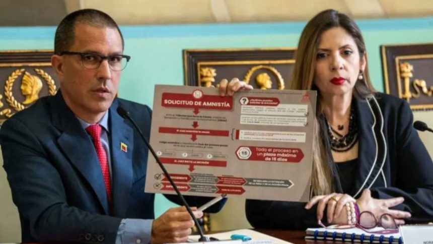 Jorge Arreaza: se han recibido 7 mil 461 solicitudes de amnistía 1 amnistía