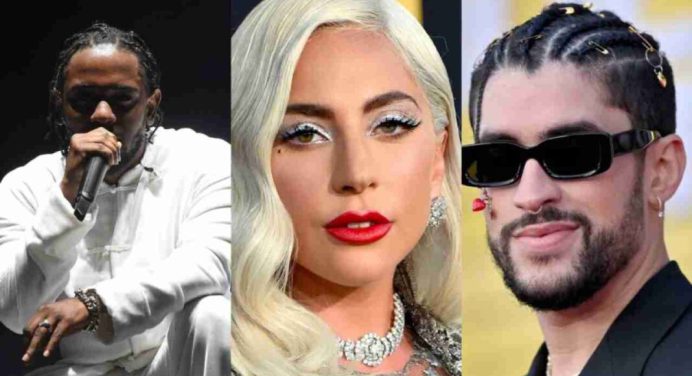Los Grammy miden dominio musical de Bad Bunny, Lady Gaga y Kendrick Lamar
