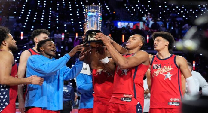 Anthony Edwards lideró a su equipo al título del Juego de Estrellas de la NBA