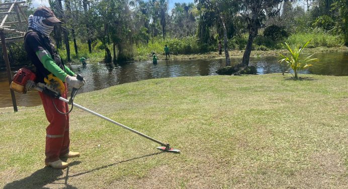 Alcaldía de Maturín inició trabajos de saneamiento en los balnearios