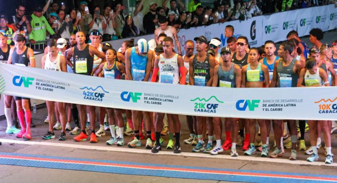 Más de 60 atletas de Monagas participaron en el maratón CAF 2026