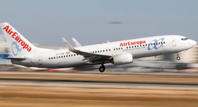 Air Europa regresa este martes a Venezuela