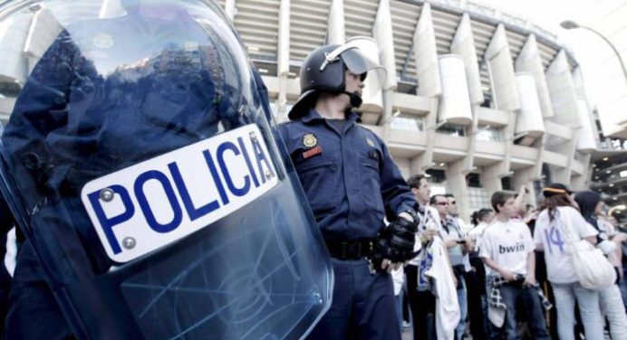 Dos mil efectivos reforzarán seguridad en el Bernabéu para el duelo ante el Benfica