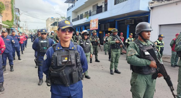 Gobernador Luna despliega 290 funcionarios de seguridad en el municipio Maturín