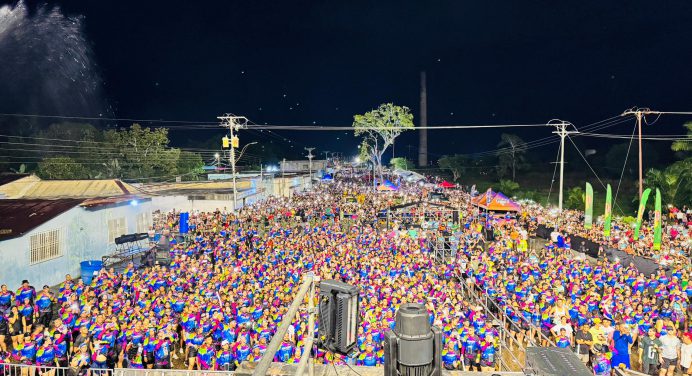 Más de 45 mil personas reunió el Jouvert de Caripito