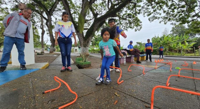Alcaldía llevó actividades recreativas a niños de la parroquia Jusepín
