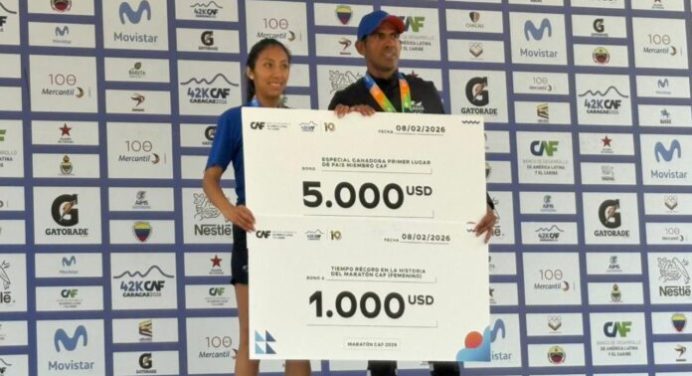 Con nuevos récords se desarrolló el maratón CAF