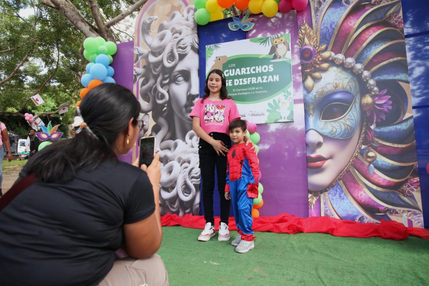 Monaguenses comparten en familia Carnavales seguros y en paz 2026 1 niños
