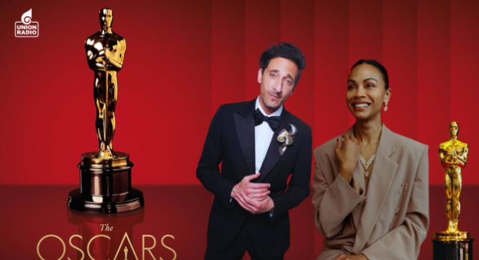 Adrien Brody y Zoe Saldaña serán presentadores en la gala de los Óscar