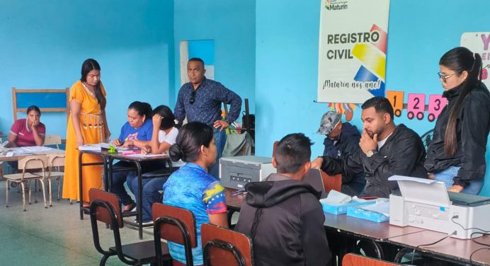 Registro Civil de Maturín atendió a la comunidad de San José de Buja