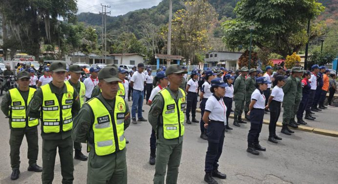 Despliegan operativo Semana Santa Segura Caripe 2026