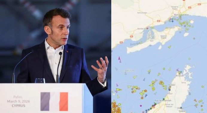 Macron: Misión defensiva avanza para abrir el estrecho de Ormuz