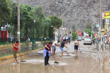 Fuertes lluvias en Perú