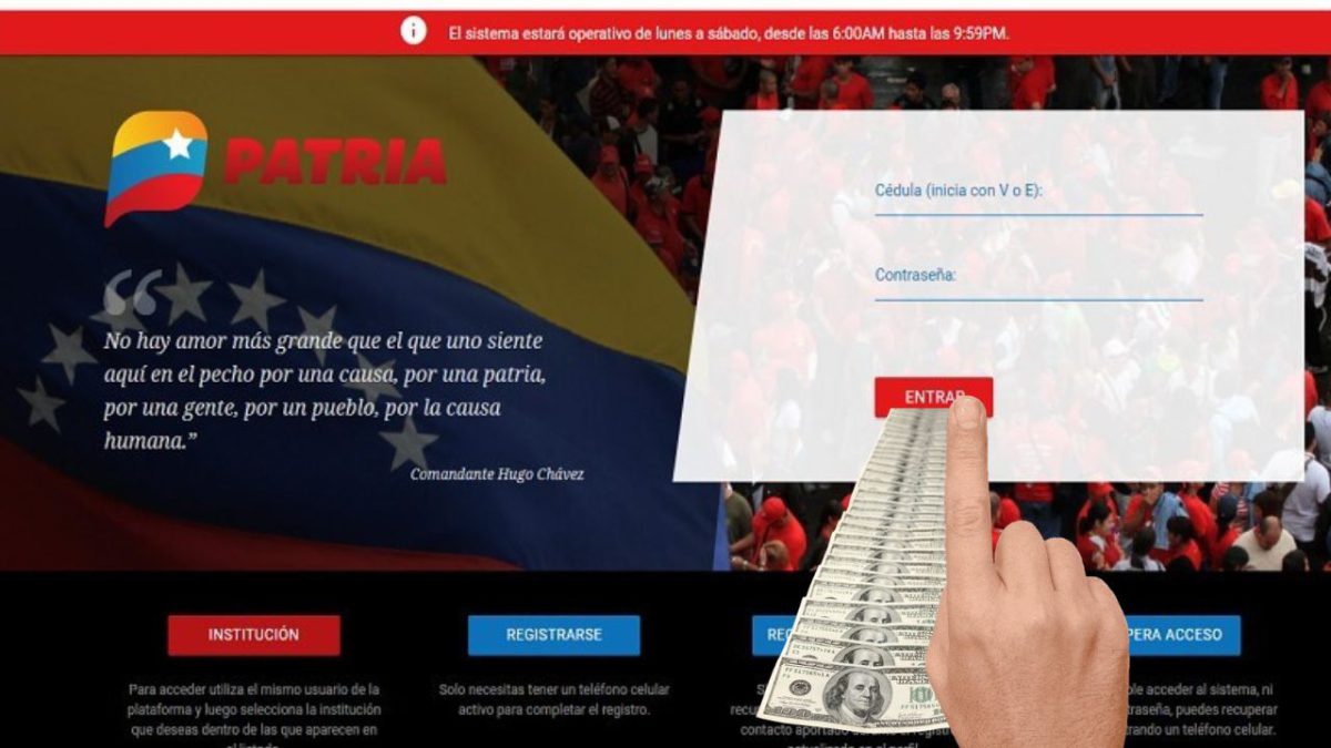 Bono con más bolívares en la cuenta de los usuarios PATRIA ¿quiénes lo cobran? 3 Bono con más bolívares
