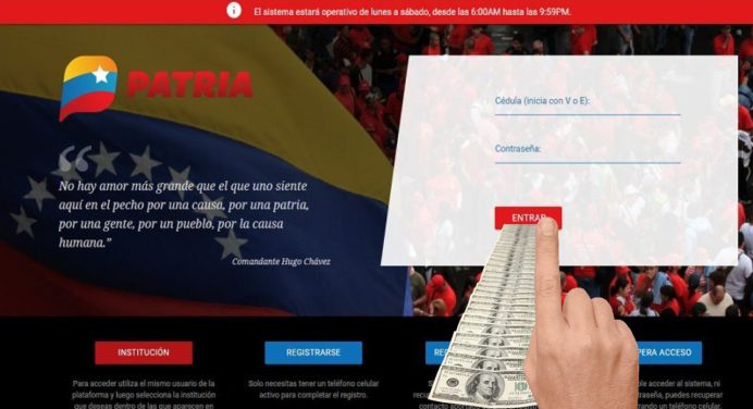 Depósitos y montos PATRIA activos entre el 23 y 28 de marzo