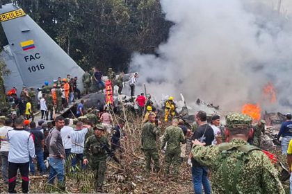 accidente aéreo en Colombia