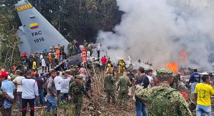 Cifra actualizada del accidente aéreo en Colombia: 66 fallecidos y 57 sobrevivientes