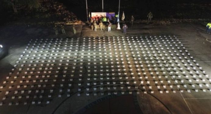 Más de 600 kilos de cocaína incautados en el suroeste de Venezuela