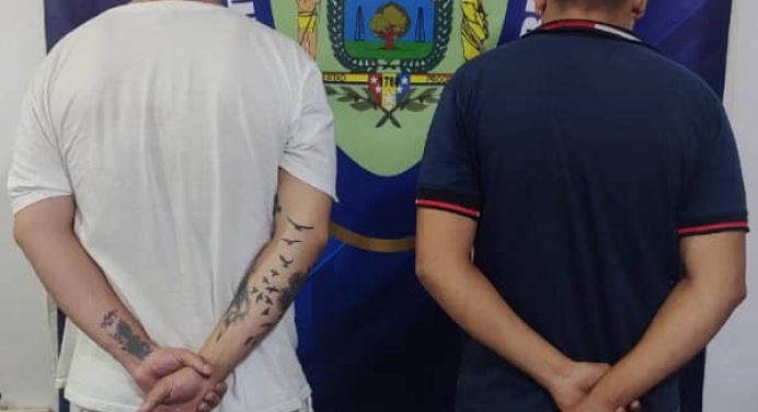 Polimaturín detuvo a dos sujetos tras violenta riña en el sector La Llovizna