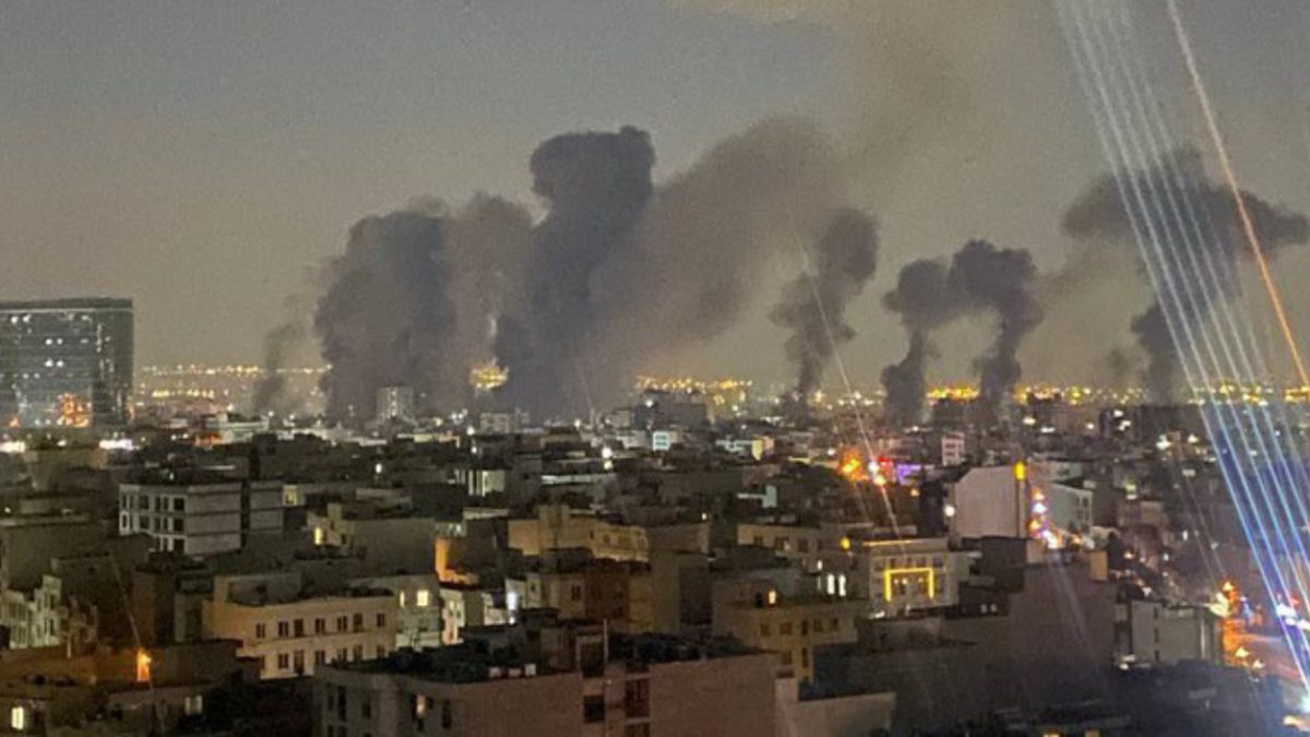 Bombardeos en Teherán