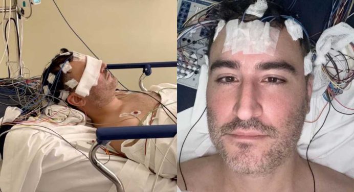 Cantante de Reik aparece con electrodos tras cancelar conciertos por problemas de voz