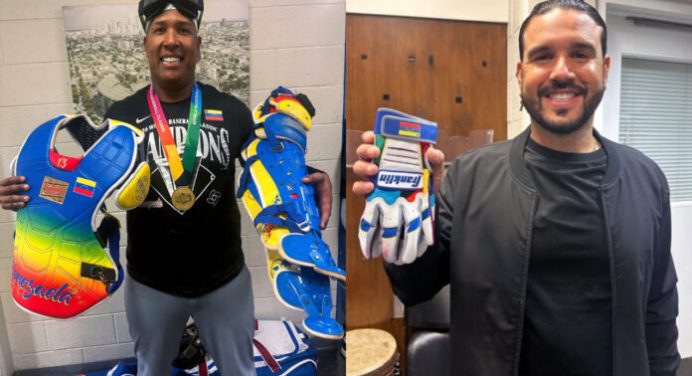 Salvador Pérez y Eugenio Suárez donaron sus indumentarias de campeones a Cooperstown