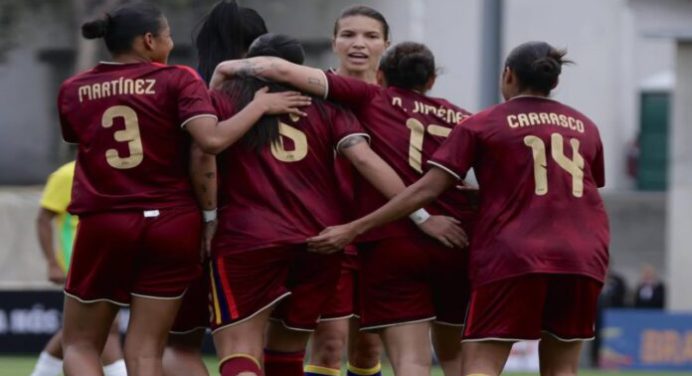 Vinotinto femenina logró su primera victoria en la historia frente a Brasil
