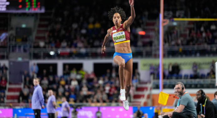 Yulimar Rojas ganó medalla de plata en el Mundial de Atletismo bajo techo
