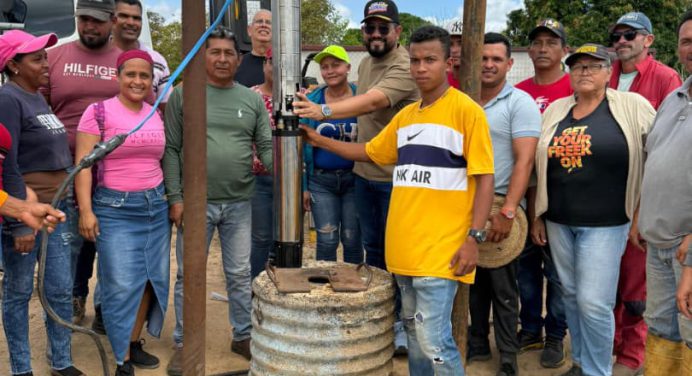 Más de 3 mil 290 familias beneficiadas con la activación de pozos de agua en Aguasay