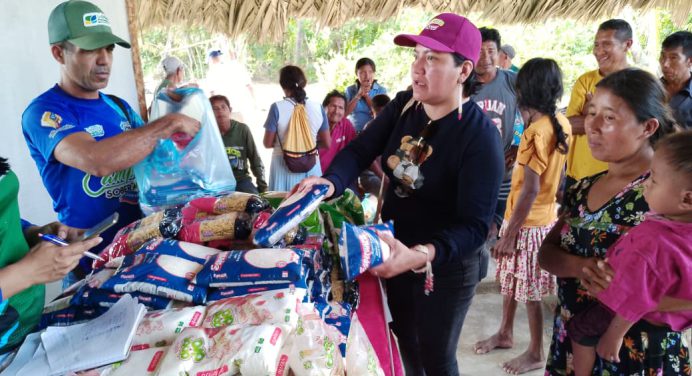 Ministerio de Alimentación llevó venta a zona fluvial del pueblo Warao